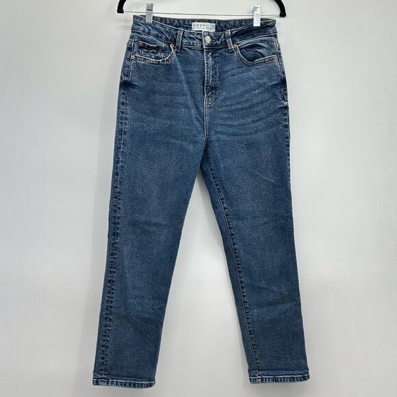Primark Denim Co. Stretch Medium Wash Straight Leg Jeans 8 - Picture 1 of 6